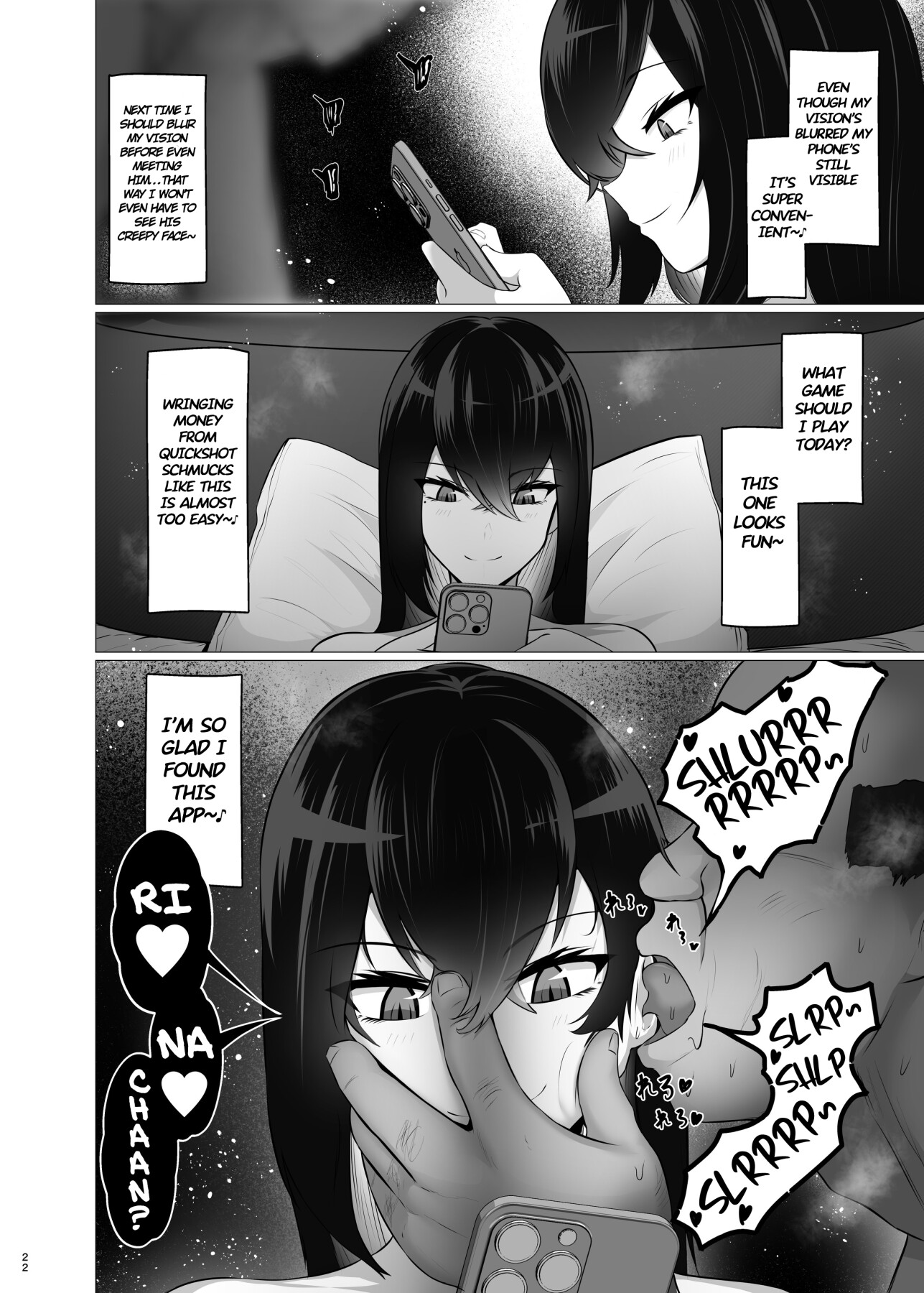 Hentai Manga Comic-Sensory Deprivation X Sugar Daddy: Ha? As If I'd Feel Good, Dumbass!-Read-22